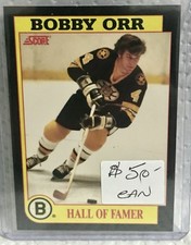 1991-92 Score Bobby Orr Hall of Famer