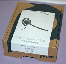Plantronics EncorePro HW530 Monaural Over-Ear Noise-Canceling Wired Headset--New