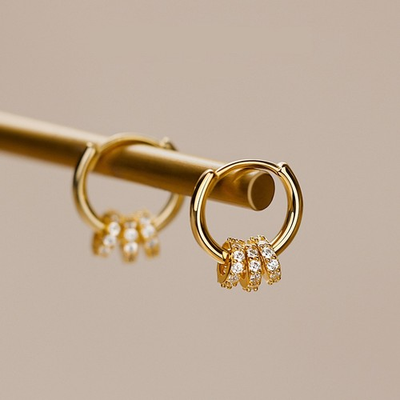 #ad #ad for daily wear simple and elegant A pair of and delicate and small for ladies $4.84