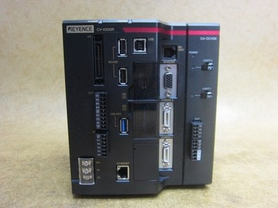 KEYENCE CV-X300R Camera Controller CA-DC40E SD Card Image Processing System