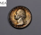 1932 Washington Quarter ~ Almost Uncirculated AU Toned ~ (ZQ314)