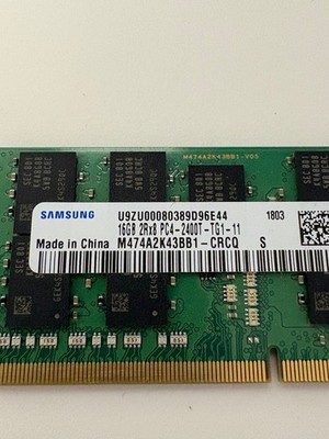 Samsung 16GB DDR4 2400MHz 1.2V CL17 SODIMM Memory Module | eBay
