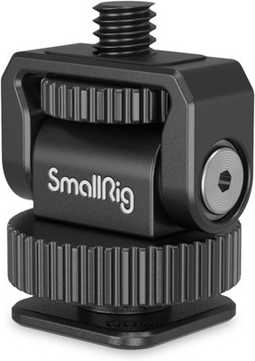 SMALLRIG 1/4'' Mini Ball Head Cold Shoe Mount Adapter mit kaltem Schuh-Adapter