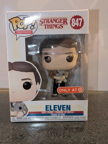 Eleven with Teddy Bear (#847) from the Stranger Things series. Target Exclusive