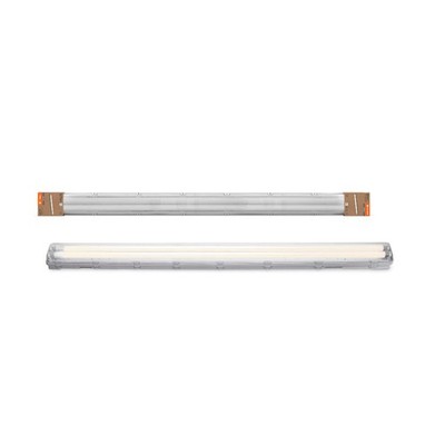 LED Feuchtraumwannenleuchte Damp Proof Essential Grau IP65 150cm 2x19W G13 4000K