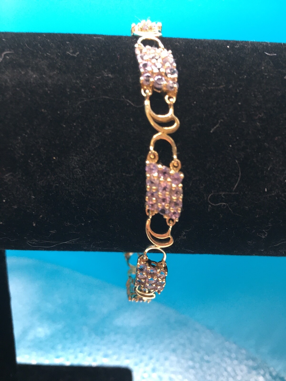 14K  Solid Gold Bracelets, Length 7.75'', tanzani… - image 2