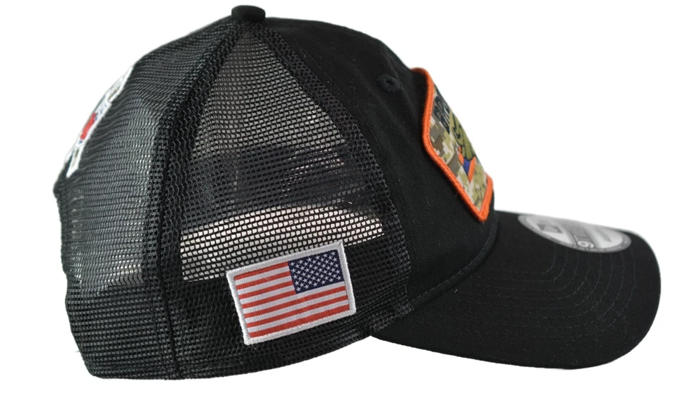 Черная мужская сетчатая бейсболка Denver Broncos New Era 920 Salute To Service - Изображение 4 из 4