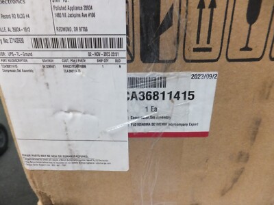 TCA36811415 New OEM Original LG Refrigerator Compressor