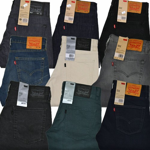 Levis 511 Skinny Jeans Slim Fit Mens Jean Pockets Denim New 29 30 31 32 33  34 36 | eBay