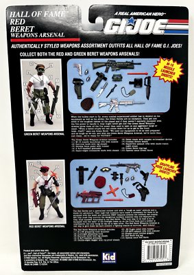 NEW!! 1993 Hasbro GI Joe - Hall of Fame Red Beret Weapons Pack 12