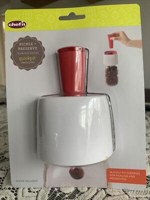 Chef'n Quickpit Entkerner, Kirschlivenentkerner Vorbereitung Deckel Kirschentkerner
