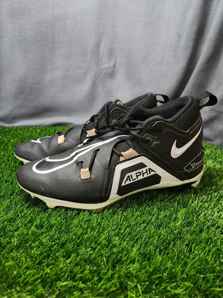 Nike Alpha Menace Pro 3 Mid Football Cleats‎ Men\'s Black Size 12 CT6649-001 Nike Alpha Menace Pro 3 Mid Football Cleats Black Men main image 2