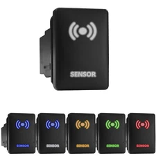 SENSOR Symbol - LED Push Button Rocker Switch - Direct Replacement (Fit: TOYOTA)