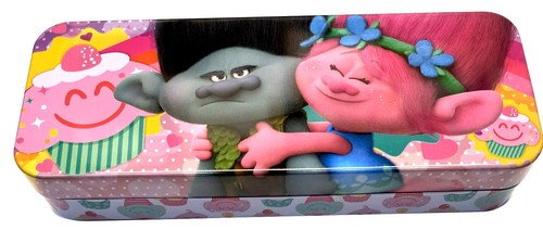 Trolls - Metal Tin Case Pencil Box Storage Set - Picture 3 of 6