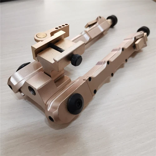 Rifle Bipod 360Degrees Swivel 7.5-9'' Adjustable Height Folding Design Picatinny - Picture 22 of 25