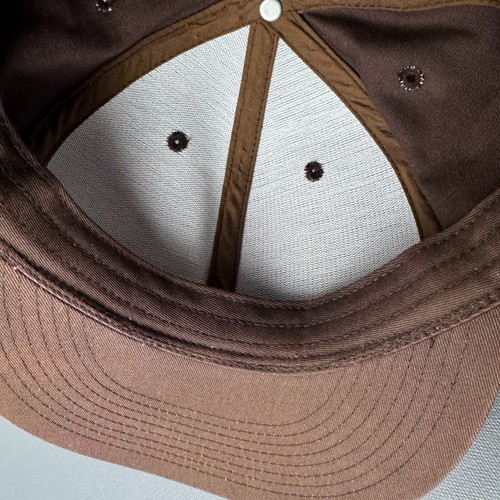 Dickies Baseball Cap Mens Small, Brown Embroidered Logo Work Wear - Picture 8 of 10