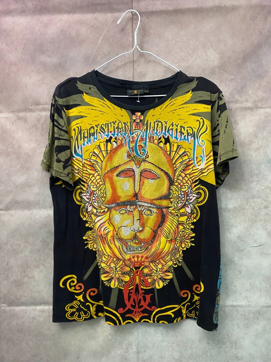 Christian Audigier Ed Hardy T-Shirt Japanese | eBay