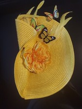 Putterfly Kentucky Derby Fascinator, Wedding,Belmont Hat Clip-on