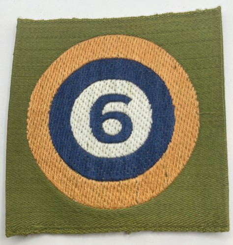 RARE ORIGINAL WW1 US ARMY 6th AERO PARK LIBERTY LOAN PATCH 100 YEARS OLD EXC-