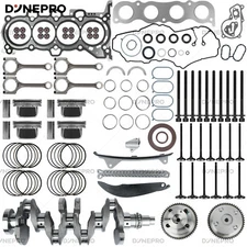 2.0L Engine Overhaul Rebuild Kit w/ Crankshaft 23110-2E501 For Hyundai Kia G4NA