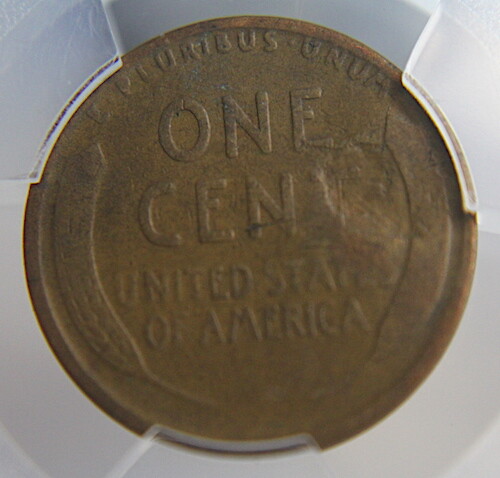 1918 PCGS LINCOLN WHEAT GENUINE DAMAGE -VG DETAIL 1C 8 ERROR - Picture 3 of 5