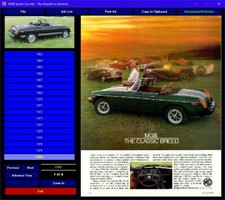 MGB Sports Car Ads digital collection British