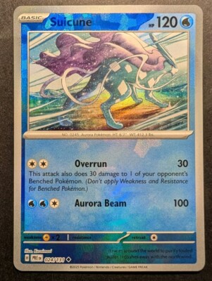Pokémon TCG 1x Suicune - Pokeball Reverse - Prismatic Evolutions - 024/131 NM