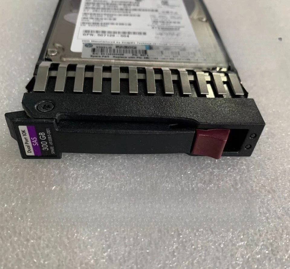 HPE 300GB AM244A 493083-001 492620-B21 2.5" 10K DUAL PORT SAS Hard Disk Drives - Image 2 of 2