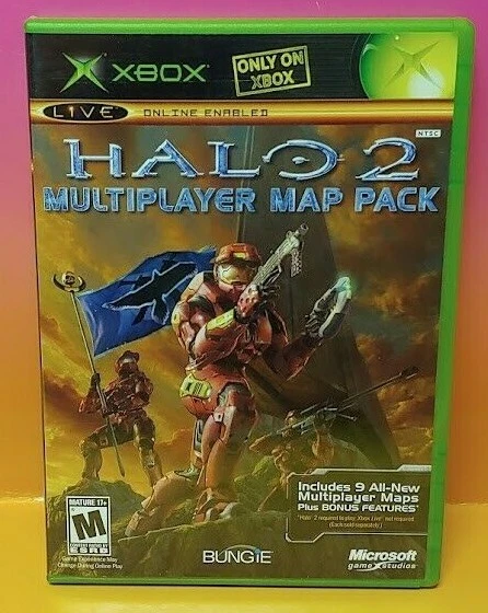 Halo 2 Multiplayer Map Pack Microsoft Xbox OG Original Game MINT Disc 1 Ownr