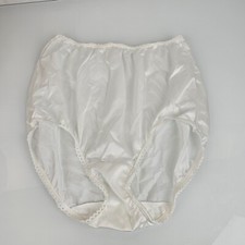 Vtg Warner's Perfect Measure Nylon Hi-Cut Panties Briefs Granny Sissy L 7