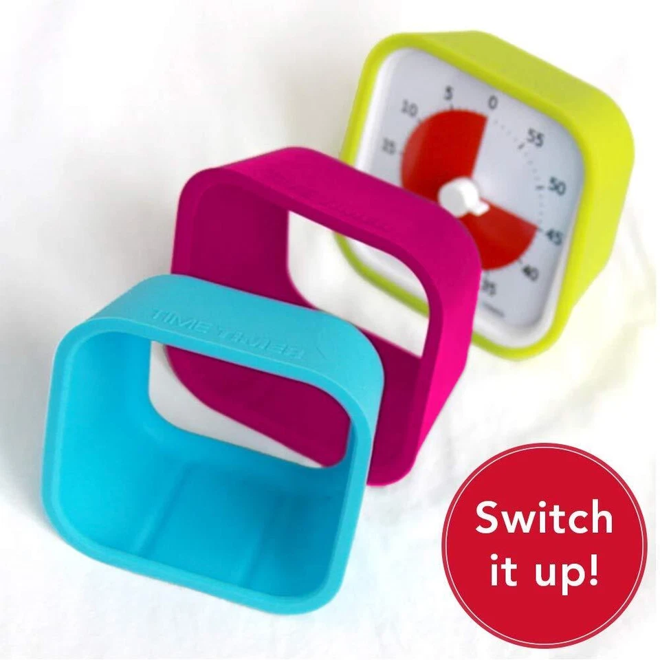 60 Minute Visual Countdown Timer in Charcoal Gray for Time Management - Image 2 of 4