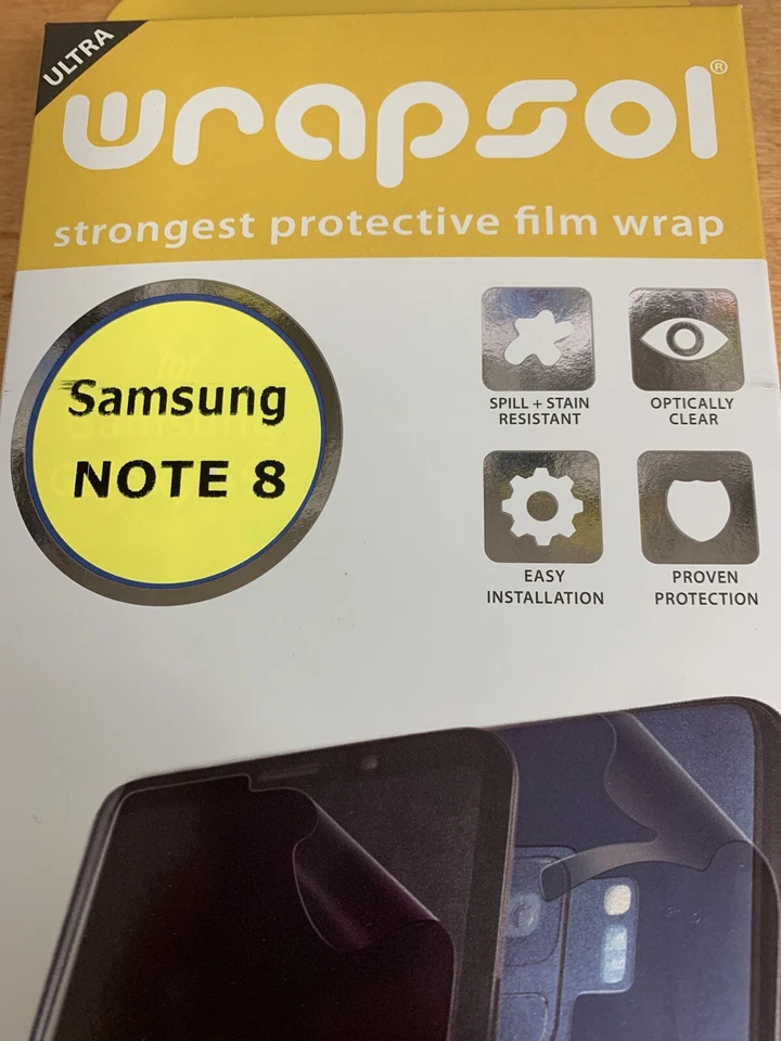 Película protetora Wrapsol mais forte para Samsung Note 8 - Imagem 3 de 4