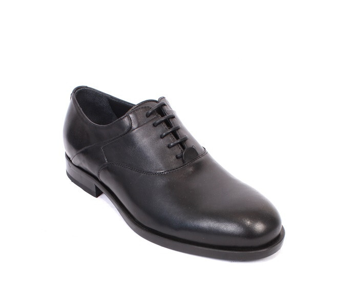 Giovanni Conti 3581 Black Leather Classic Lace-Up Dress  display picture 1