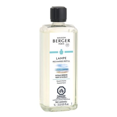 Ocean Breeze - Lampe Berger Fragrance Refill for Home Fragrance Oil Diffuser ...