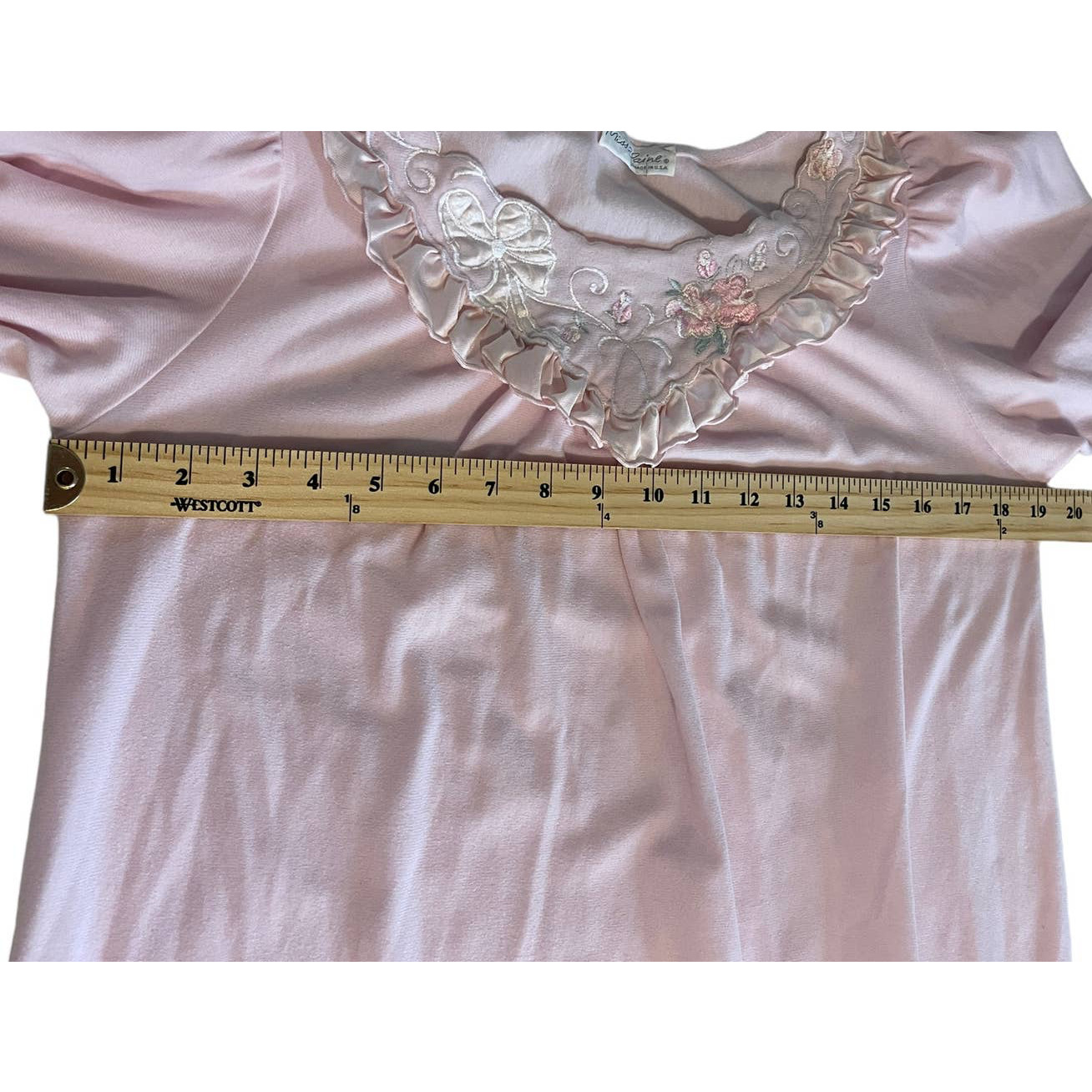 Vintage Miss Elaine Vintage Nightgown Made in USA Gem