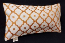 Orange Deco Lumbar Pillow