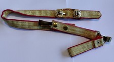 Gehänge für Dolch Säbel Österreich golden mit Streifen Muster 1 Stück 