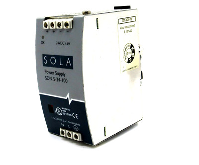 NEW SOLA /EMERSON SDN-5-24-100 POWER SUPPLY SDN524100