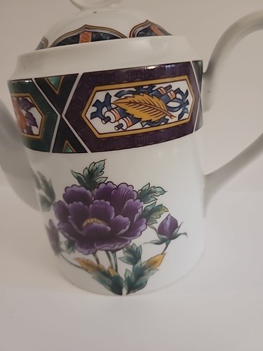 Georges Briard AMETHYST KUTANI Coffee Pot & Lid Japanese Porcelain - Picture 7 of 15