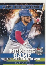 2022 Topps Series 1 - Home Run Challenge Code Card Bo Bichette #HRC-12