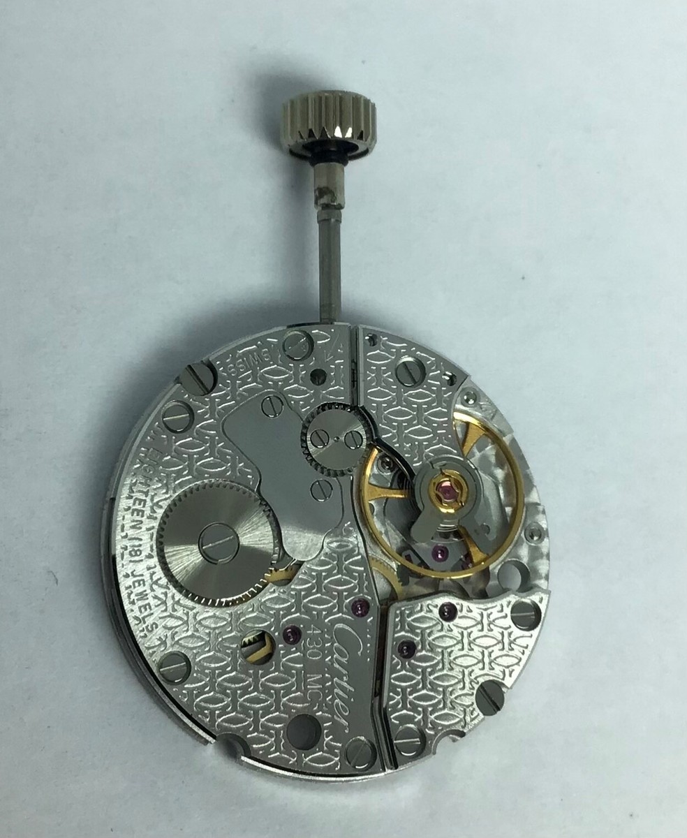 Cartier Cal.430 MC Authentic Hand wind Movement Analog 18 Jewels