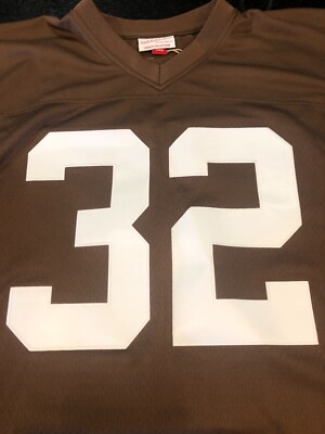 Cleveland Browns Jim Brown #32 Mitchell & Ness Brown 1963 NFL