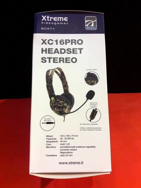 Cuffie con Microfono Xtreme Xc16 Pro per Ps4 Xbox One e PC Nuove sigillate  | Acquisti Online su eBay