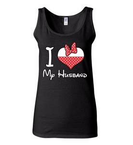 I-Love-My-Husband-WOMEN-TANK-TOP-Bow-Cartoon-Character-Anniversary-Heart-TankTOP