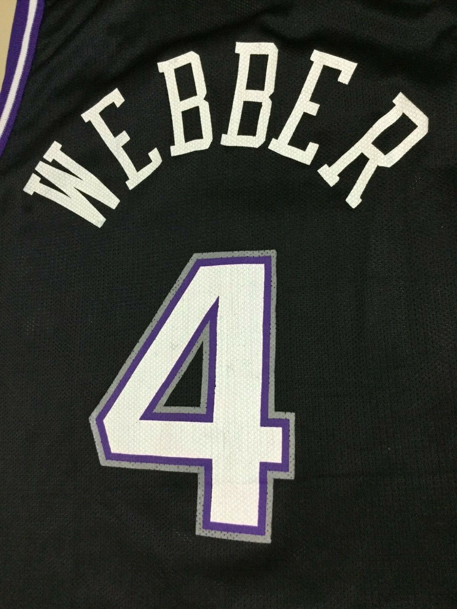 Vintage Sacramento Kings Chris Webber #4 Basketball NBA
