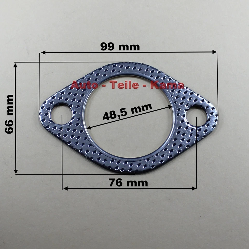 ✅2 x Auspuff Dichtungen für BMW Abgasanlage , Abgaskrümmer , Katalysator - Bild 2 von 4