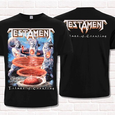 Testament T-Shirt  Titans of Creation (2020). Thrash Metal. Metalheads style.