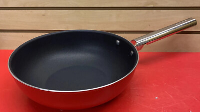 Smeg Cookware Stir Wok Nonstick Red CKFW3001RDM 12in / 30cm Made in Italy @