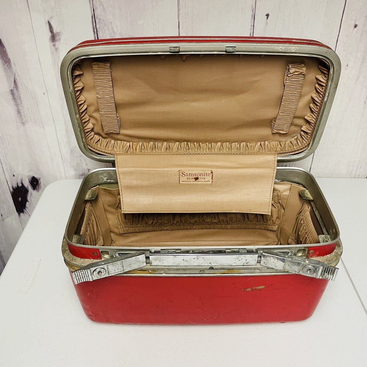 Samsonite Vintage メイクボックス Dreamy Cream Samsonite Vanity Case - Etsy