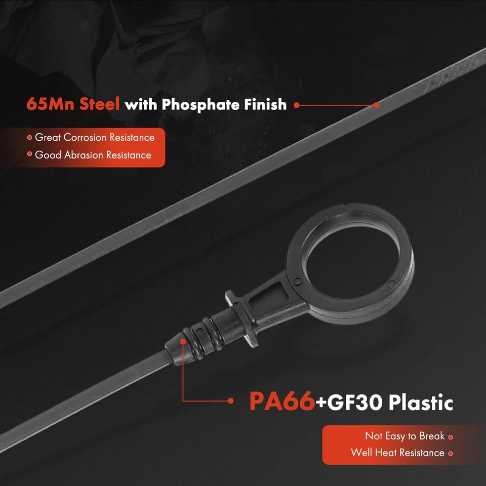 Varilla de medición de aceite de motor para Chevrolet Malibu Equinox Impala GMC Terrain Buick Regal Foto 3 de 4